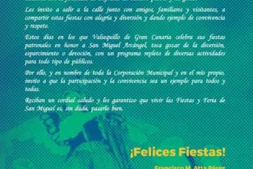 Programa de fiestas de San Miguel 2018 (Foto TA)